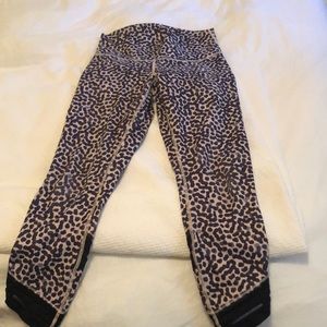 Leopard print lululemon leggings